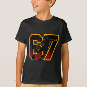 Soccer 67 Six Seven Meme Gen Alpha Sports Vibes Fu T-Shirt