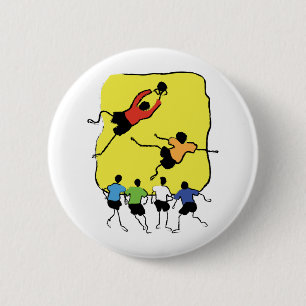 Soccer 6 Cm Round Badge
