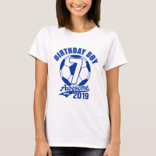 Soccer 7th Birthday Boy Kids Sports Footll Party G T-Shirt