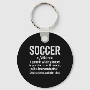 Soccer A Game In Which You Need To Be Able To Run Key Ring