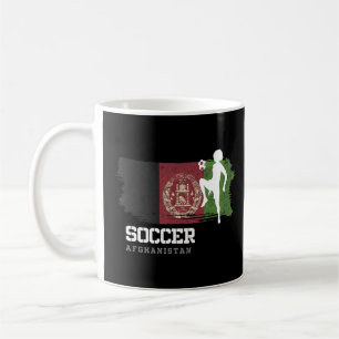 Soccer Afghanistan Flag Football Womens Soccer Gir Coffee Mug