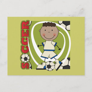 SOCCER - African American Boy TShirts and Gifts Postcard