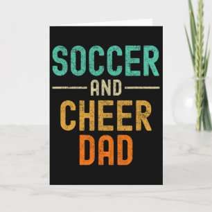 Soccer And Cheer Dad Cheerleading _1  Card