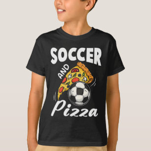 Soccer And Pizza Shirt Funny Pizza Lover Sports Gi
