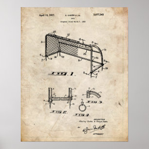 Soccer Art Patent Poster
