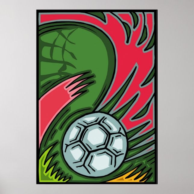Soccer Art Poster (Front)