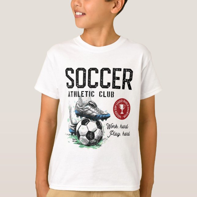 Soccer Athletic Club Graphic Design T-Shirt (Front)