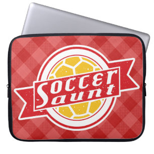 Soccer Aunt Laptop Sleeve