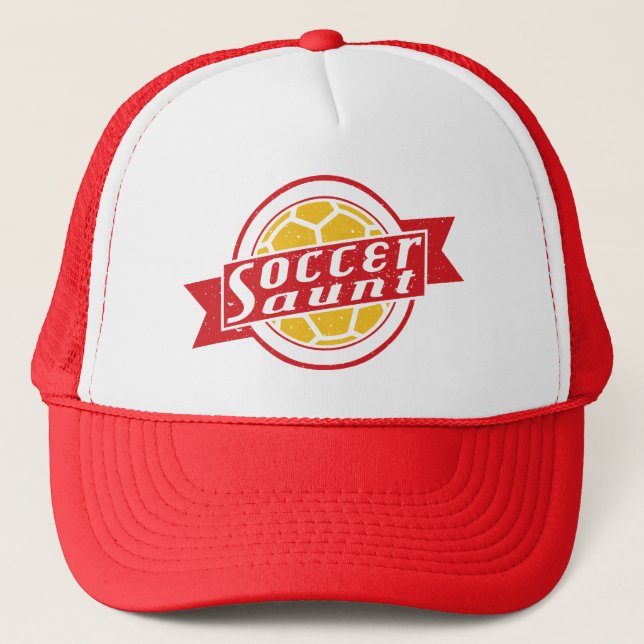 Soccer Aunt Mesh Hat (Front)