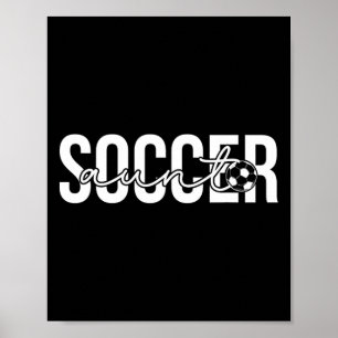 Soccer Aunt Proud Aunt Of A Soccer Player Aunt  Poster