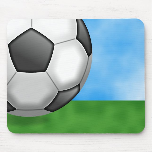 Soccer Background Mouse Mat (Front)