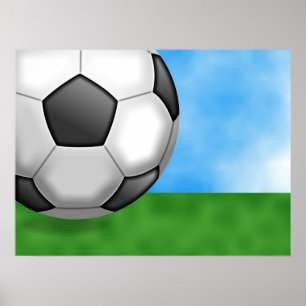 Soccer Background Poster