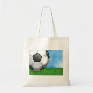 Soccer Background Tote Bag