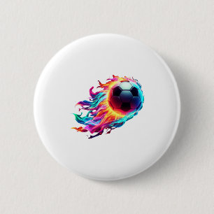 Soccer Ball 1 T Shirt 6 Cm Round Badge