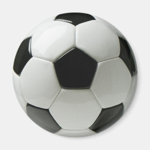 Soccer ball 2¼ Inch Round Magnet
