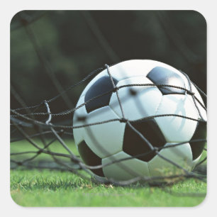 Soccer Ball 3 Square Sticker