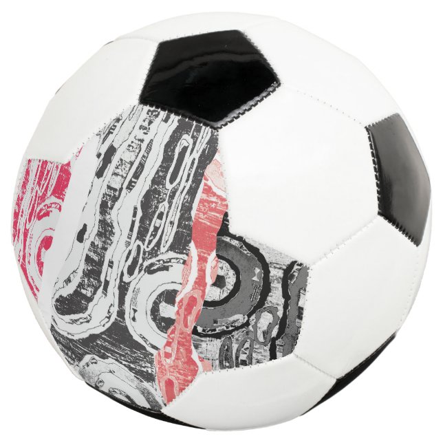 Soccer Ball – Abstract Land (Three Quarter)