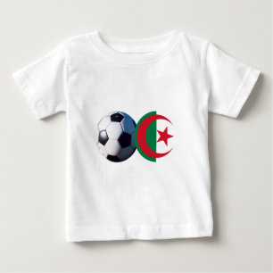 Soccer Ball Algeria Flag2 The MUSEUM Zazzle Baby T-Shirt