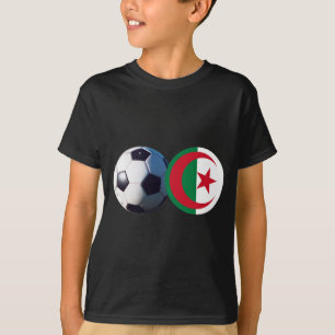 Soccer Ball Algeria Flag2 The MUSEUM Zazzle T-Shirt