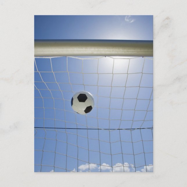 Soccer Ball and Goal 2 Postcard (Front)