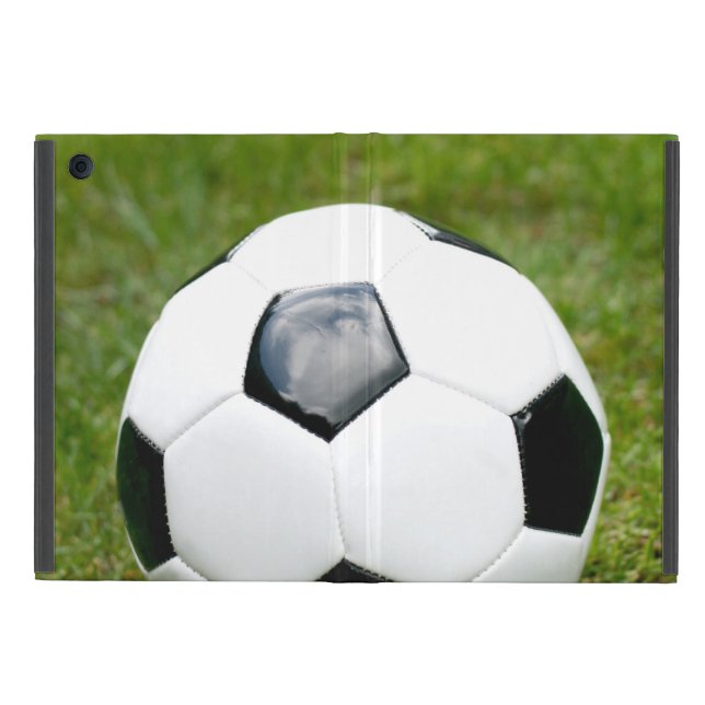 Soccer Ball and Grass iPad Mini Cover (Outside)