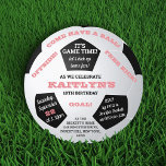 Soccer Ball Any Age Birthday Invitation<br><div class="desc">Celebrate in style with these trendy birthday invitations. The design is easy to personalise with your special event wording and your guests will be thrilled when they receive these fabulous invites.</div>