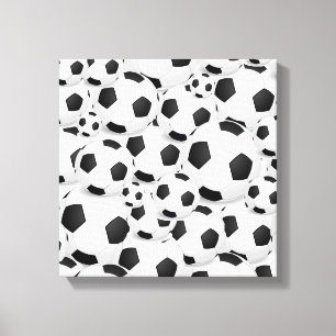 Soccer Ball Art Canvas Print