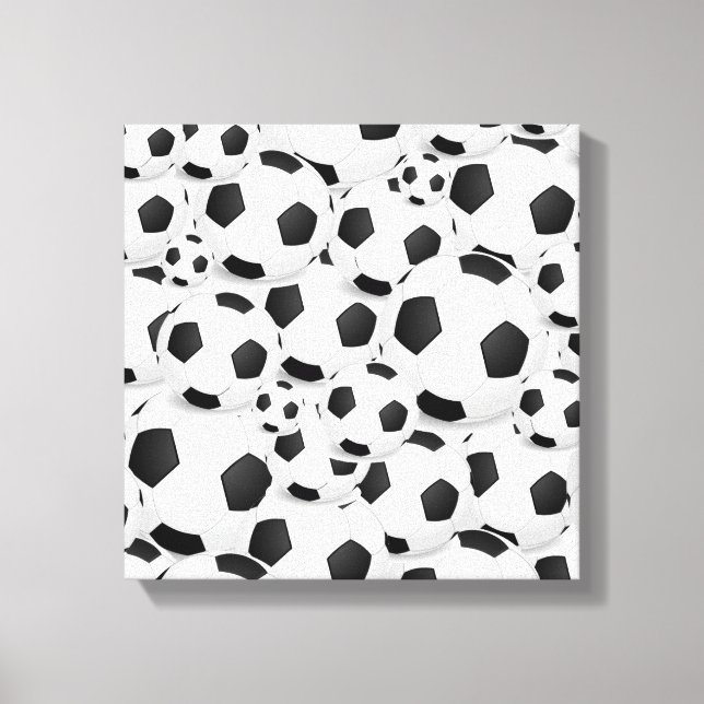 Soccer Ball Art Canvas Print (Front)