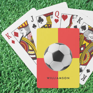 Soccer Ball Assistant Referee Linesman Football Playing Cards