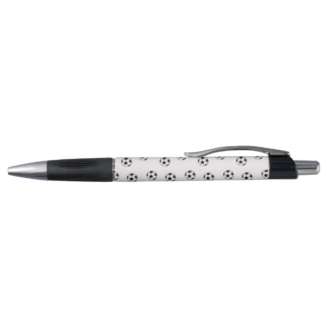 Soccer Ball Black and White Pattern Pen (Top)