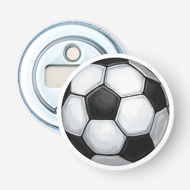 Soccer Ball Bottle Opener (Front)