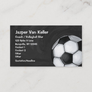 Soccer ball Business Card