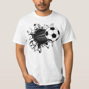 Soccer Ball Busting Out T-Shirt