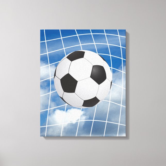 Soccer ball canvas print (Front)