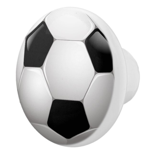 Soccer Ball Ceramic Knob (Right)