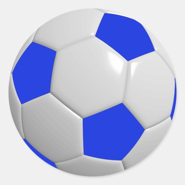 Soccer Ball Classic Round Sticker (Front)