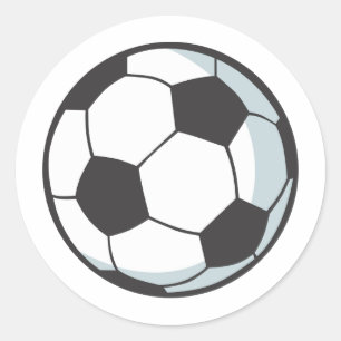 Soccer Ball Classic Round Sticker