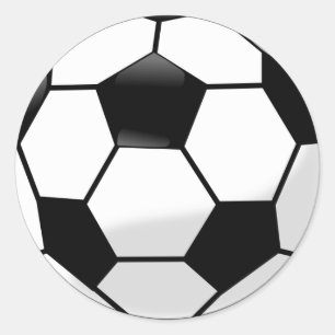 Soccer Ball Classic Round Sticker