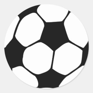 Soccer Ball Classic Round Sticker