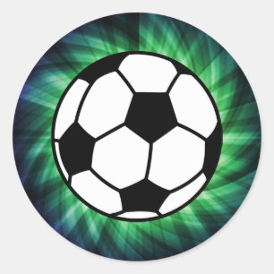 Soccer Ball Classic Round Sticker