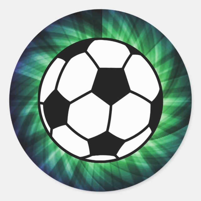 Soccer Ball Classic Round Sticker (Front)
