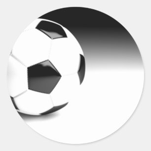 Soccer Ball Classic Round Sticker