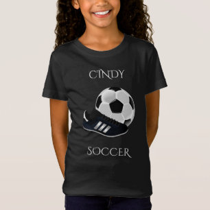 SOCCER Ball & Cleates Personalised T-Shirt