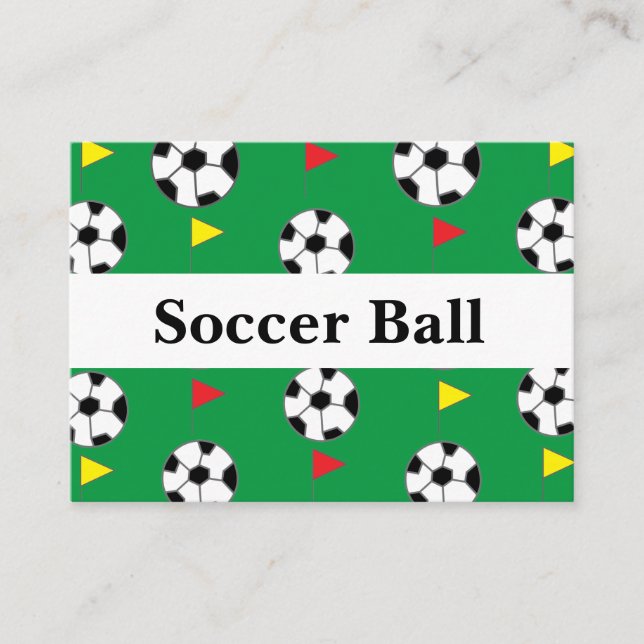 Soccer Ball Coach Business Card (Front)