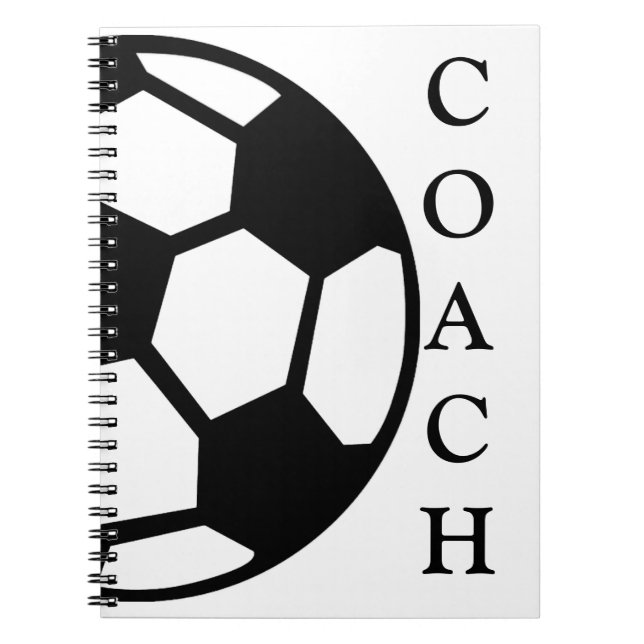 Soccer Ball Coach Notebook (Front)