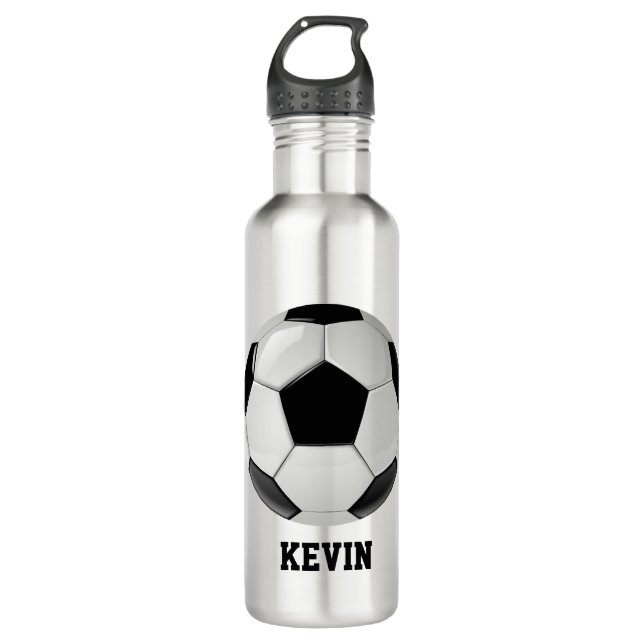 Soccer Ball Custom 710 Ml Water Bottle (Front)