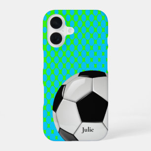 Soccer Ball Custom iPhone 16 Case