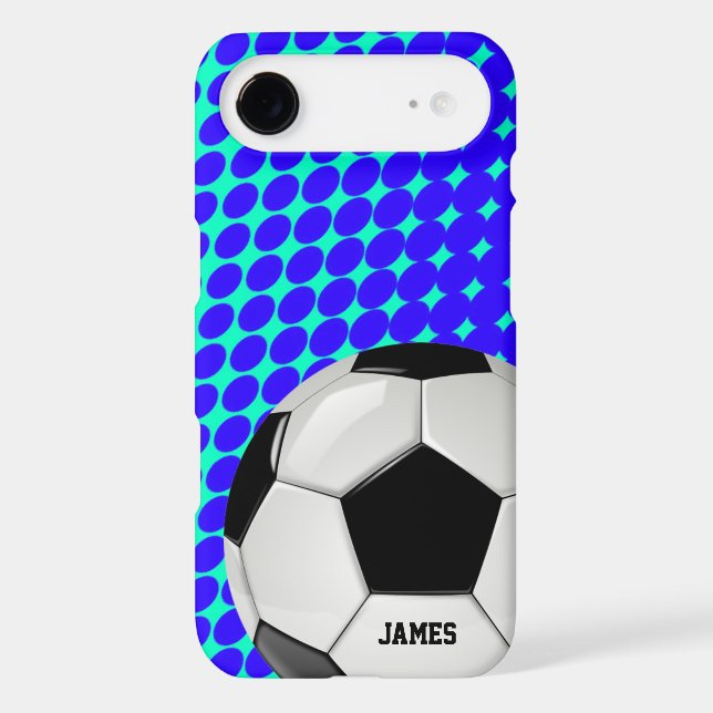 Soccer Ball Custom iPhone 4 Case (Back)