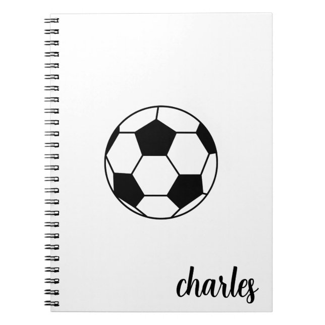 Soccer Ball Custom  Notebook (Front)