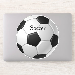 Soccer Ball Design Contour Sticker